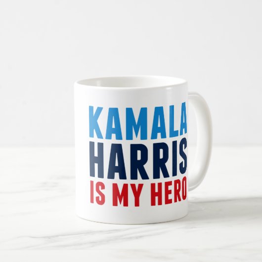 Kamala Harris ist Mein Held Kaffeetasse (VorderseiteRechts)