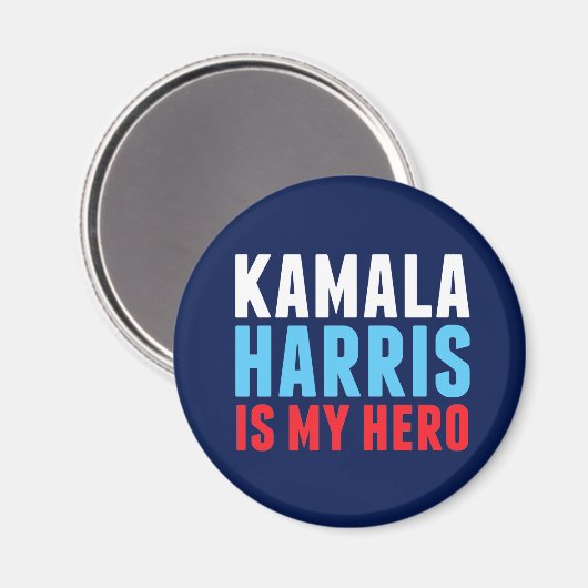 Kamala Harris ist Mein Held Magnet (Vorderseite/Rückseite)