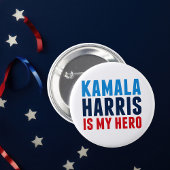 Kamala Harris ist mein politischer Held Button