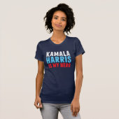 Kamala Harris ist My Hero Blue Women's T-Shirt (Vorne ganz)