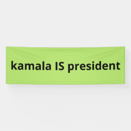 Kamala Harris ist Präsident der Wahlen 2024 Banner