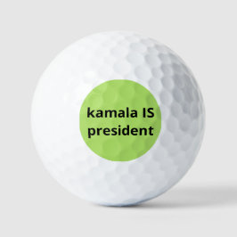 Kamala Harris ist Präsident der Wahlen 2024 Golfball