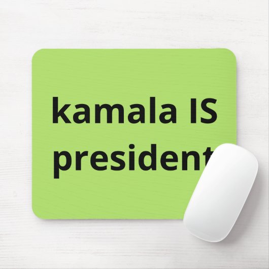 Kamala Harris ist Präsident der Wahlen 2024 Mousepad (Mit Mouse)