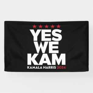 Kamala Harris Ja, wir schaffen es, US-Präsidentin  Banner