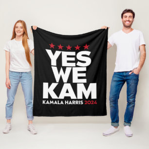 Kamala Harris Ja, wir schaffen es, US-Präsidentin  Fleecedecke