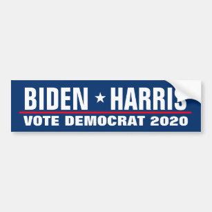 Kamala Harris Joe Biden Wahldemokratin 2024 Autoaufkleber