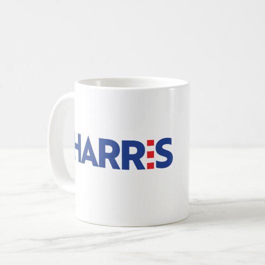 Kamala Harris Kaffeetasse (Vorderseite Links)