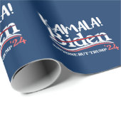 Kamala Harris, Kamala 2024 für Frauen, Anti-Trump Geschenkpapier (Rolleneckpunkt)