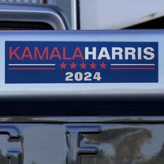 Kamala Harris Kampagne 2024 Blue Autoaufkleber