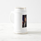 Kamala Harris Kandidat für das Amt des Präsidenten Bierglas (Vorderseite Links)