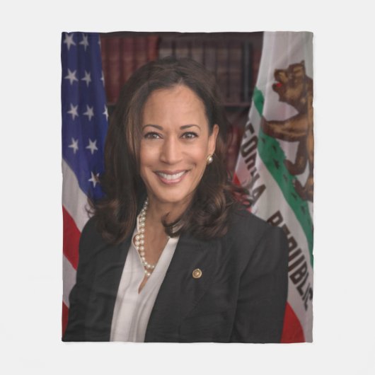 Kamala Harris Kandidat für das Amt des Präsidenten Fleecedecke (Vorderseite)