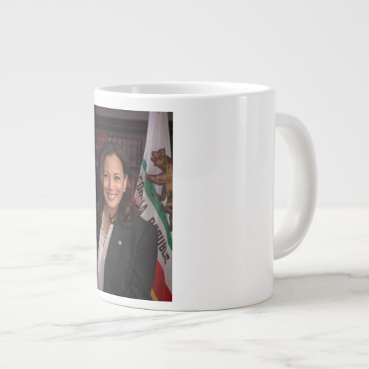 Kamala Harris Kandidat für das Amt des Präsidenten Jumbo-Tasse (Vorderseite Rechts)