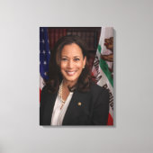 Kamala Harris Kandidat für das Amt des Präsidenten Leinwanddruck (Vorderseite)