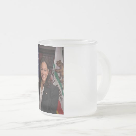 Kamala Harris Kandidat für das Amt des Präsidenten Mattglastasse (VorderseiteRechts)