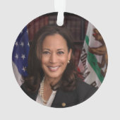 Kamala Harris Kandidat für das Amt des Präsidenten Ornament (Rückseite)