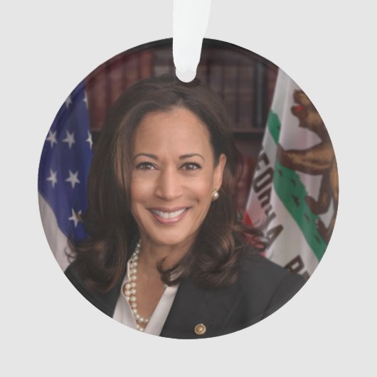 Kamala Harris Kandidat für das Amt des Präsidenten Ornament (Vorderseite)