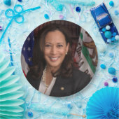 Kamala Harris Kandidat für das Amt des Präsidenten Pappteller (Party)