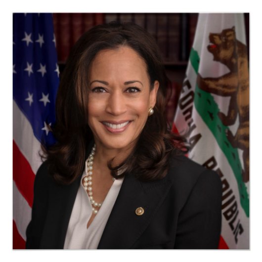 Kamala Harris Kandidat für das Amt des Präsidenten Poster (Vorderseite)