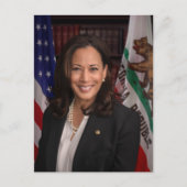 Kamala Harris Kandidat für das Amt des Präsidenten Postkarte (Vorderseite)