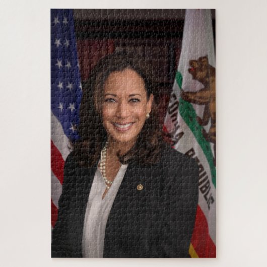 Kamala Harris Kandidat für das Amt des Präsidenten Puzzle (Vertikal)