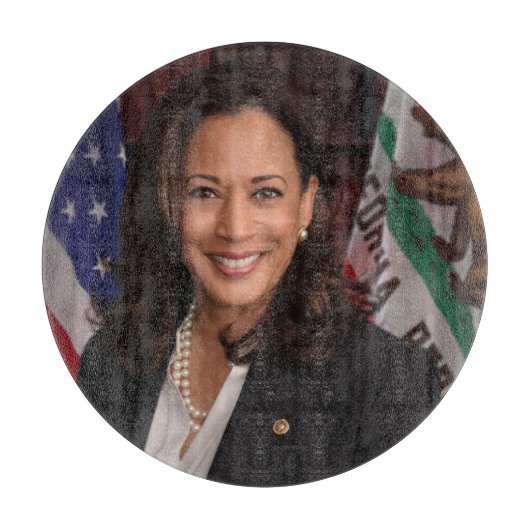 Kamala Harris Kandidat für das Amt des Präsidenten Schneidebrett (Vorderseite)
