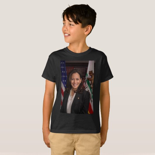 Kamala Harris Kandidat für das Amt des Präsidenten T-Shirt (Vorne ganz)