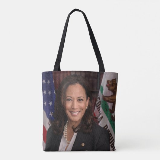 Kamala Harris Kandidat für das Amt des Präsidenten Tasche (Rückseite)