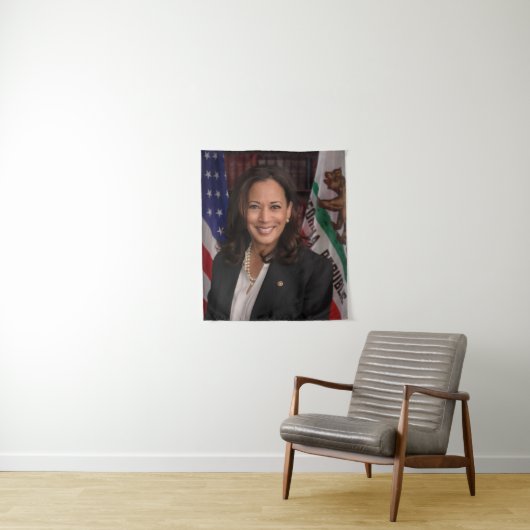 Kamala Harris Kandidat für das Amt des Präsidenten Wandteppich (Beispiel)