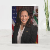 Kamala Harris Karte (Vorderseite)