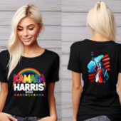 "Kamala Harris" Lebhafter Regenbogen Tri-Blend Shirt