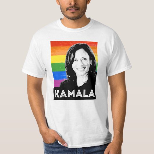 Kamala Harris LGBT Pride T-Shirt (Vorderseite)