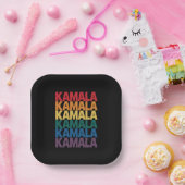 Kamala Harris LGBTQ Gay Pride Lesbian Fun Gift Pappteller (Party)