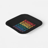 Kamala Harris LGBTQ Gay Pride Lesbian Fun Gift Pappteller (Gewinkelt)
