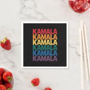 Kamala Harris LGBTQ Gay Pride Lesbian Fun Gift Serviette