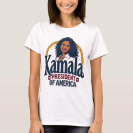 Kamala Harris Logo T - Shirt - "Präsident von Amer
