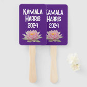 Kamala Harris Lotus 2024 Fächer (Vorne und Hinten)