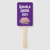 Kamala Harris Lotus 2024 Fächer (Rückseite)