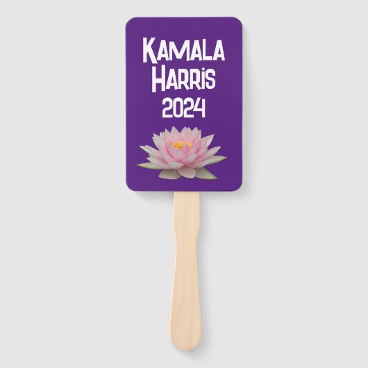Kamala Harris Lotus 2024 Fächer (Vorderseite)