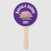 Kamala Harris Lotus 2024 Fächer (Rückseite)