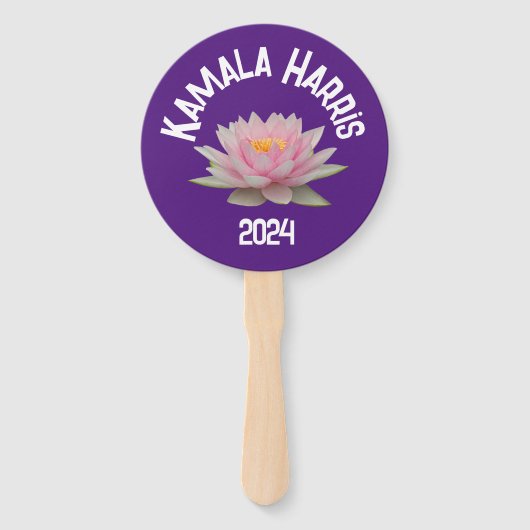 Kamala Harris Lotus 2024 Fächer (Vorderseite)
