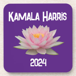 Kamala Harris Lotus 2024 Getränkeuntersetzer