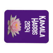 Kamala Harris Lotus 2024 Magnet (Horizontal)