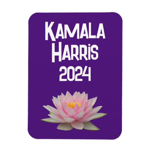 Kamala Harris Lotus 2024 Magnet (Vertikal)