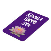 Kamala Harris Lotus 2024 Magnet (Linke Seite)
