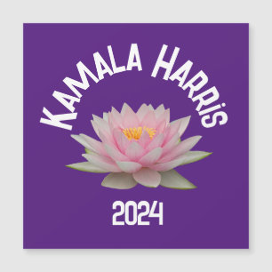 Kamala Harris Lotus 2024 Magnetkarte