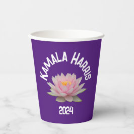 Kamala Harris Lotus 2024 Pappbecher