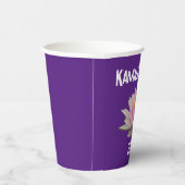 Kamala Harris Lotus 2024 Pappbecher (Rechts)