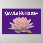 Kamala Harris Lotus 2024 Poster (Vorne)