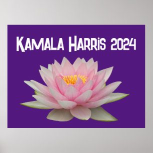Kamala Harris Lotus 2024 Poster