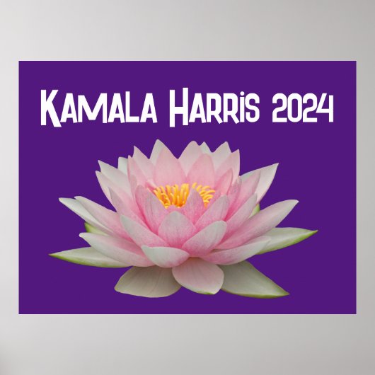 Kamala Harris Lotus 2024 Poster (Vorne)
